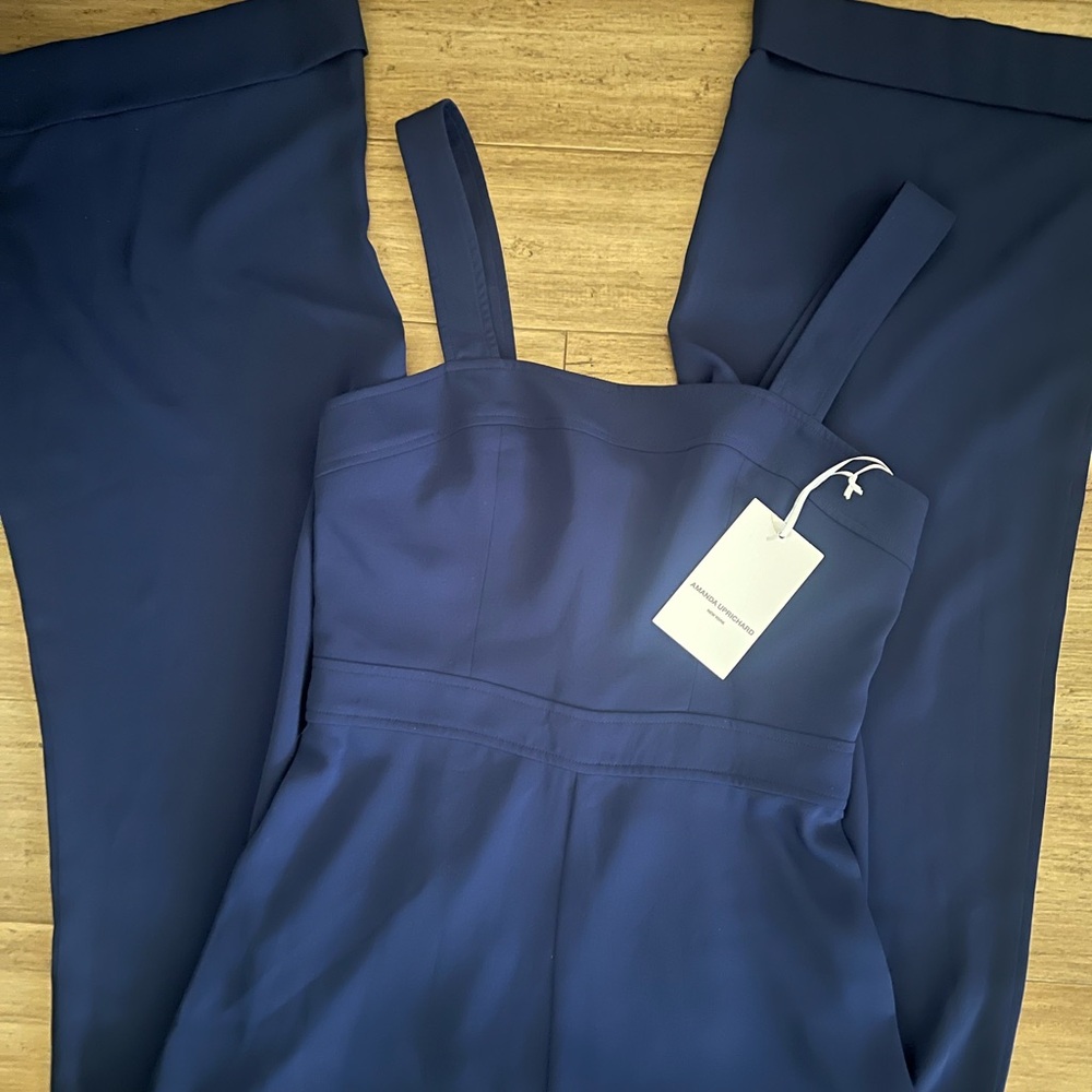 Amanda Uprichard Navy Jumpsuit